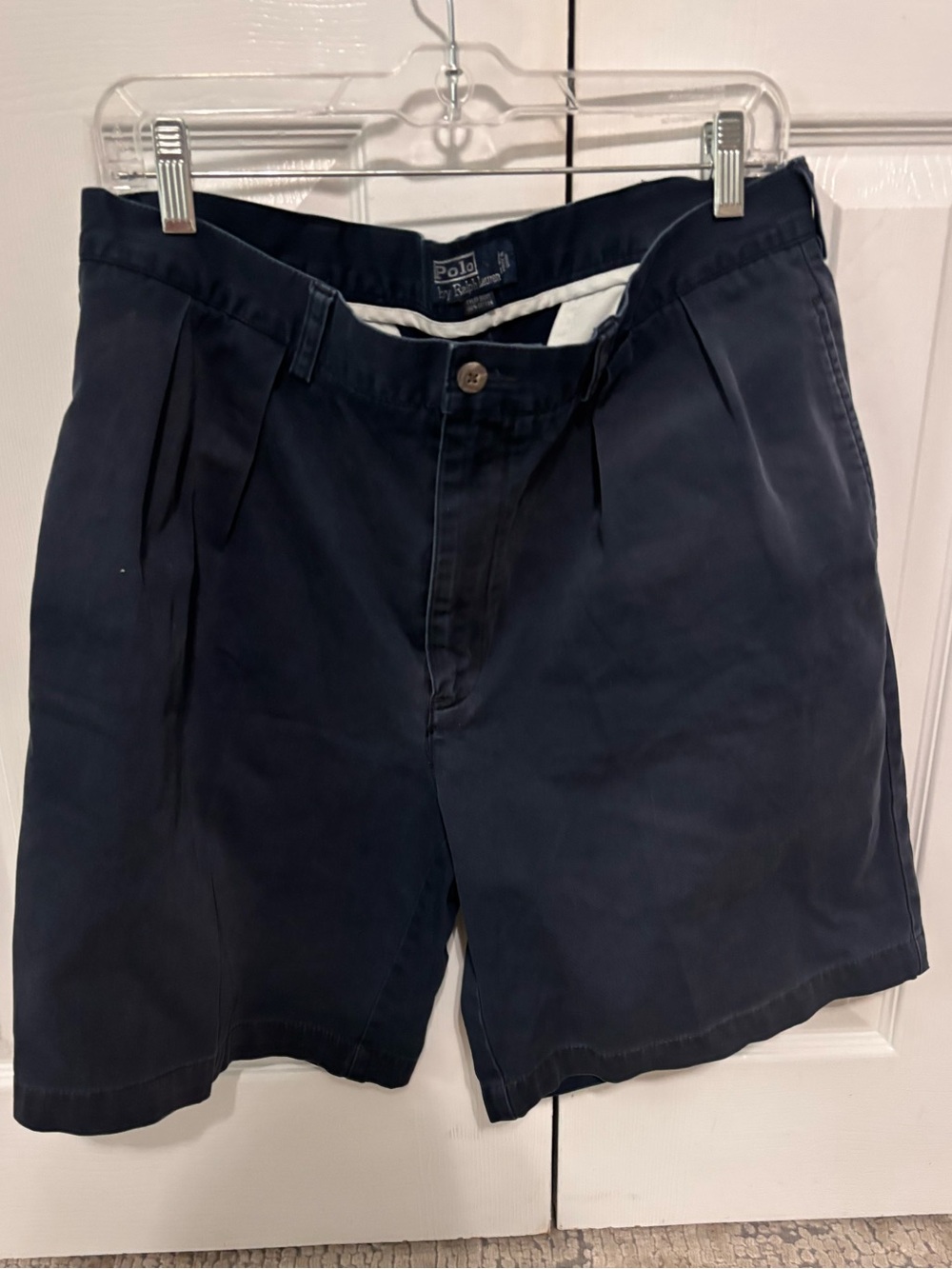Polo by Ralph Lauren Navy Pleated Men’s Shorts size 36
